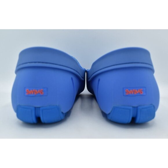 SWIMS Mens Size 11 Sail Blue Printed Penny Slip On Loafers Shoes - Picture 11 of 13